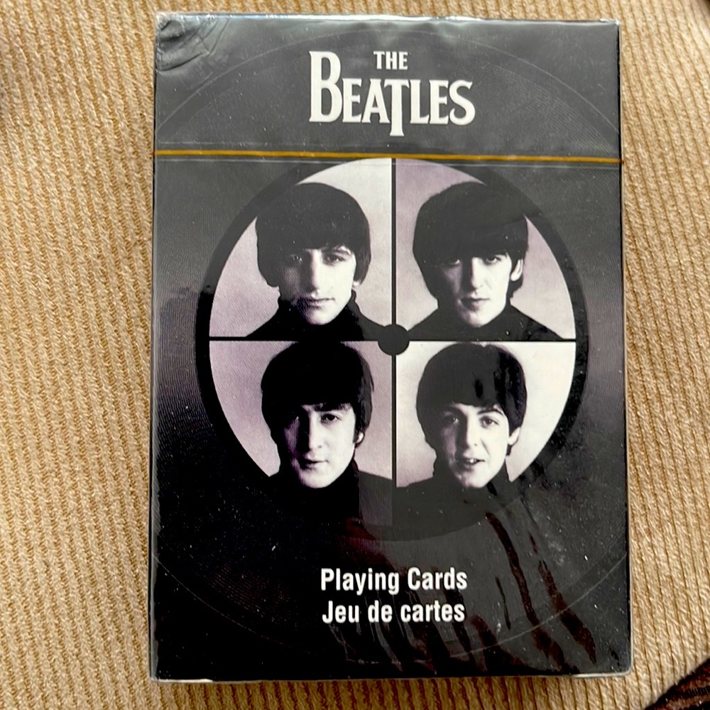 The Beatles playing cards New